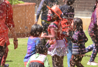 Picture of Holi in Delhi